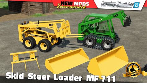 skid steer loader pack 711|farming simulator skid steer loader.